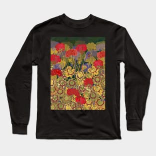 Red Geraniums Long Sleeve T-Shirt